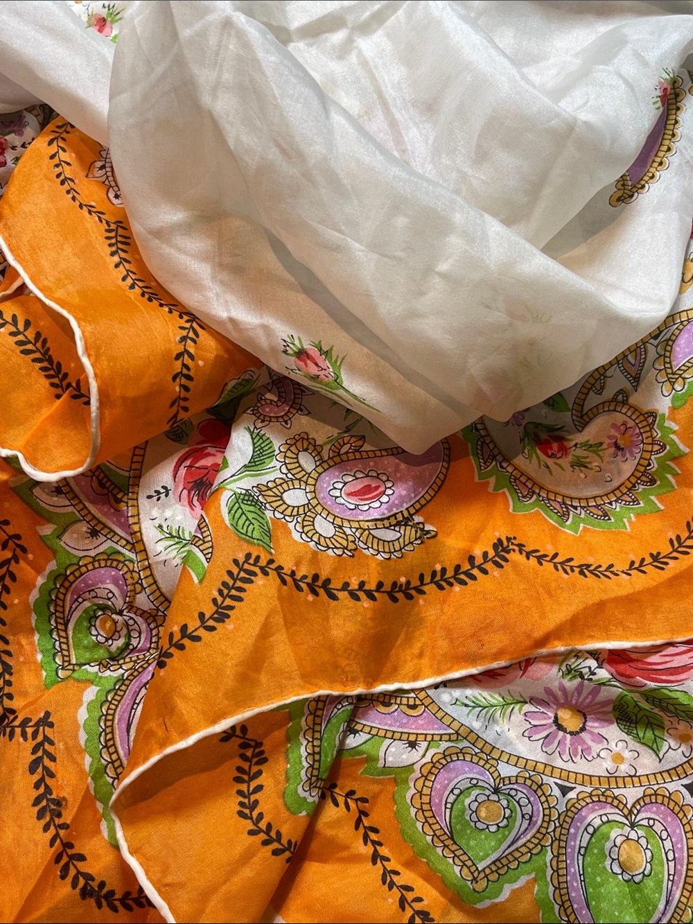 SILK SCARF K*
